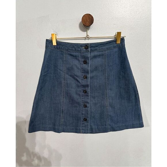 Anthropologie WAYF Denim Skirt - Picture 5 of 10